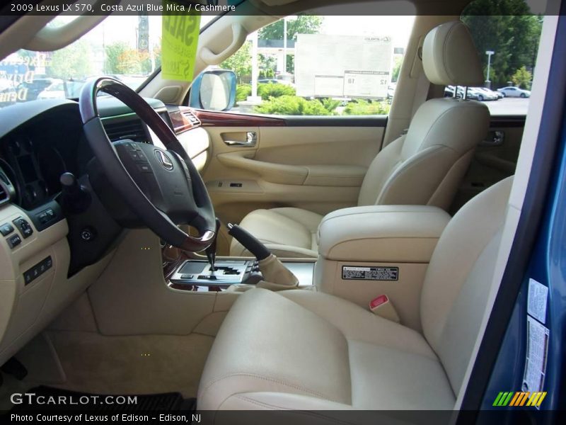 Costa Azul Blue Mica / Cashmere 2009 Lexus LX 570