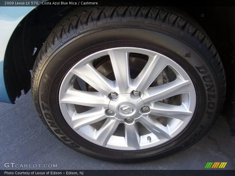 Costa Azul Blue Mica / Cashmere 2009 Lexus LX 570