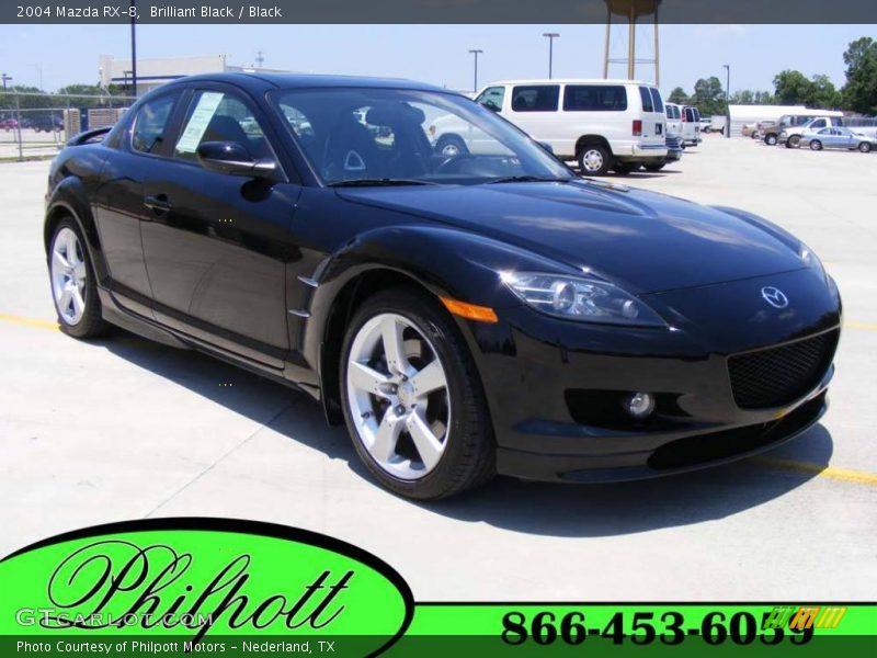 Brilliant Black / Black 2004 Mazda RX-8