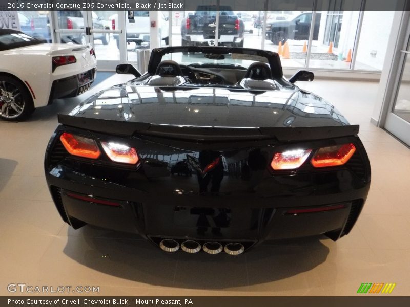 Black / Jet Black 2016 Chevrolet Corvette Z06 Convertible