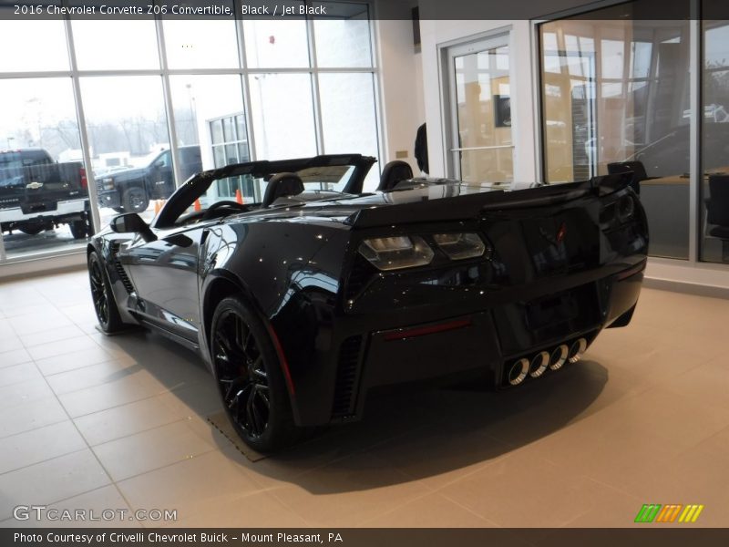 Black / Jet Black 2016 Chevrolet Corvette Z06 Convertible