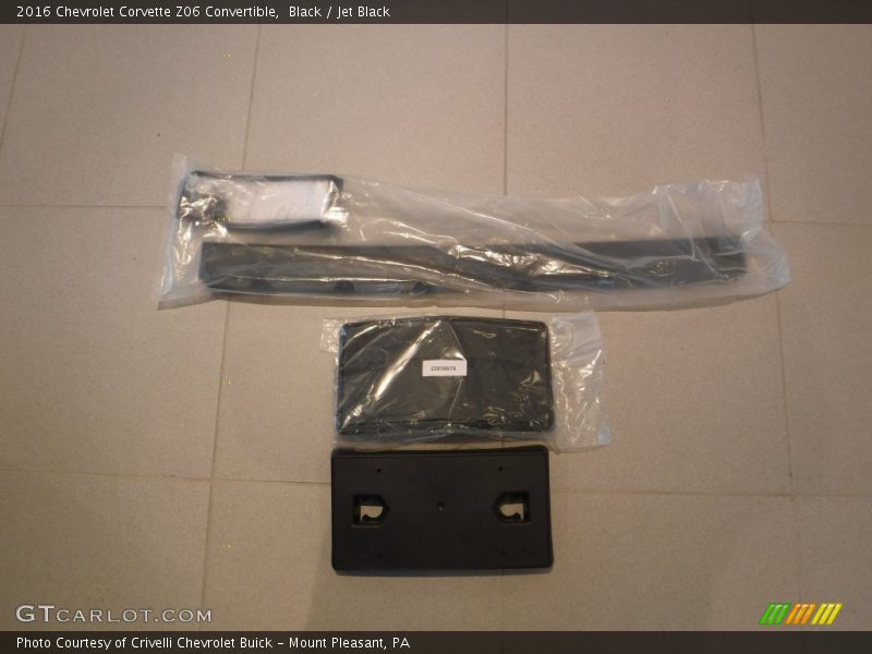 Black / Jet Black 2016 Chevrolet Corvette Z06 Convertible