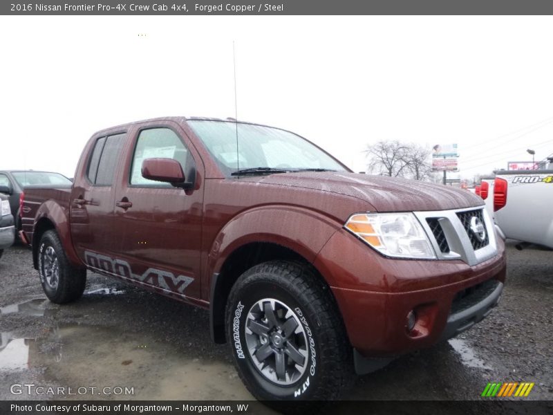Front 3/4 View of 2016 Frontier Pro-4X Crew Cab 4x4