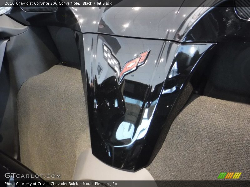 Black / Jet Black 2016 Chevrolet Corvette Z06 Convertible