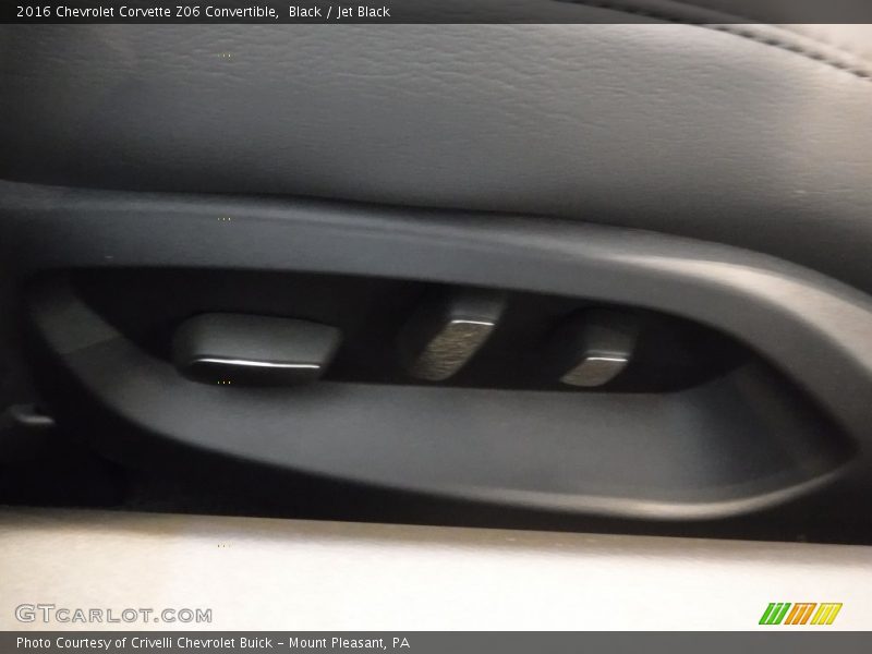 Black / Jet Black 2016 Chevrolet Corvette Z06 Convertible
