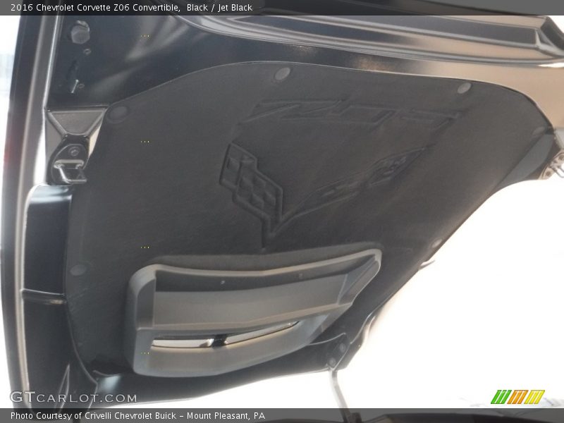 Black / Jet Black 2016 Chevrolet Corvette Z06 Convertible