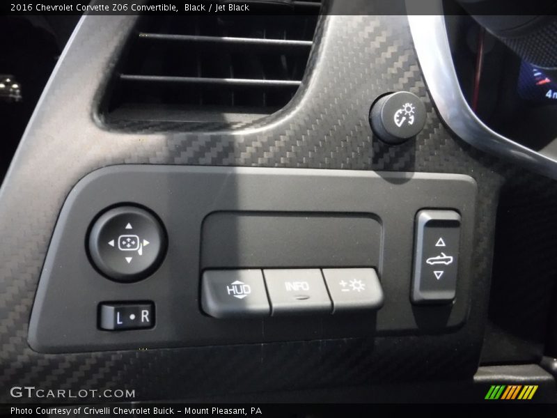 Black / Jet Black 2016 Chevrolet Corvette Z06 Convertible