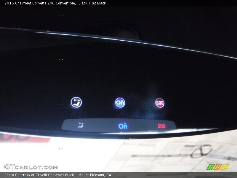 Black / Jet Black 2016 Chevrolet Corvette Z06 Convertible