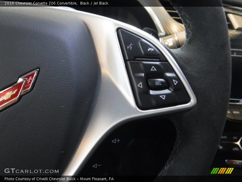 Black / Jet Black 2016 Chevrolet Corvette Z06 Convertible