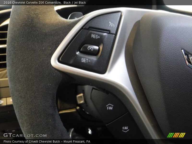 Black / Jet Black 2016 Chevrolet Corvette Z06 Convertible