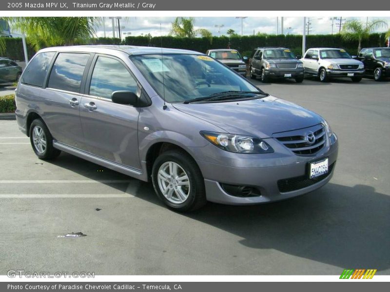 Titanium Gray Metallic / Gray 2005 Mazda MPV LX