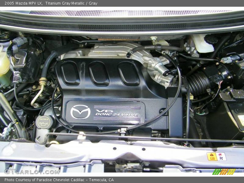 Titanium Gray Metallic / Gray 2005 Mazda MPV LX