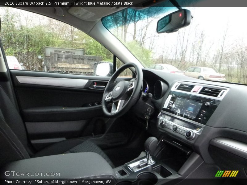Twilight Blue Metallic / Slate Black 2016 Subaru Outback 2.5i Premium