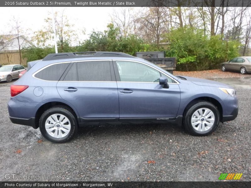 Twilight Blue Metallic / Slate Black 2016 Subaru Outback 2.5i Premium