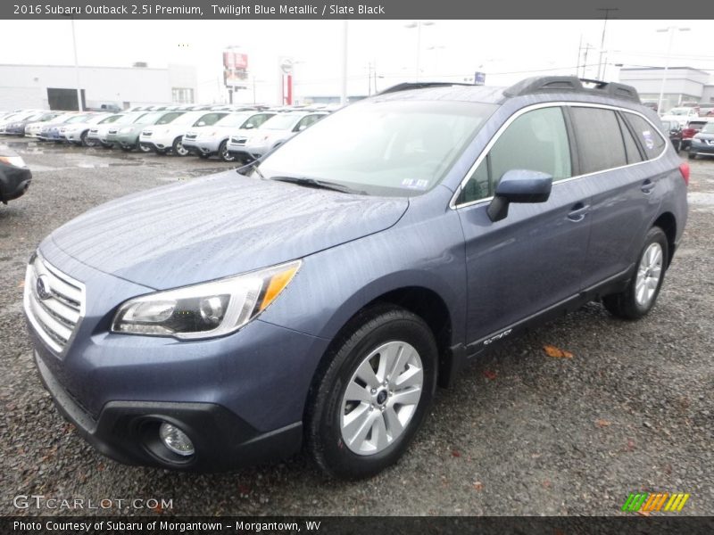 Twilight Blue Metallic / Slate Black 2016 Subaru Outback 2.5i Premium
