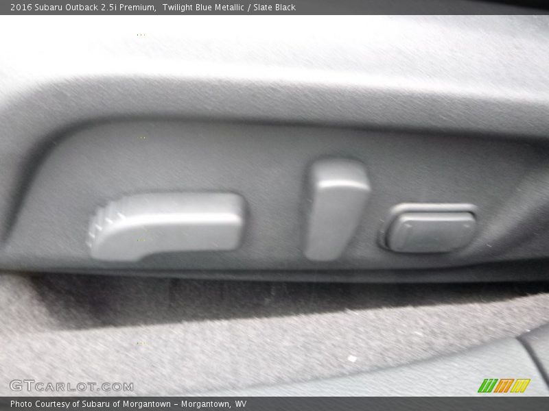 Twilight Blue Metallic / Slate Black 2016 Subaru Outback 2.5i Premium