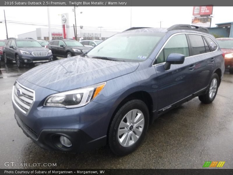 Twilight Blue Metallic / Warm Ivory 2016 Subaru Outback 2.5i Premium