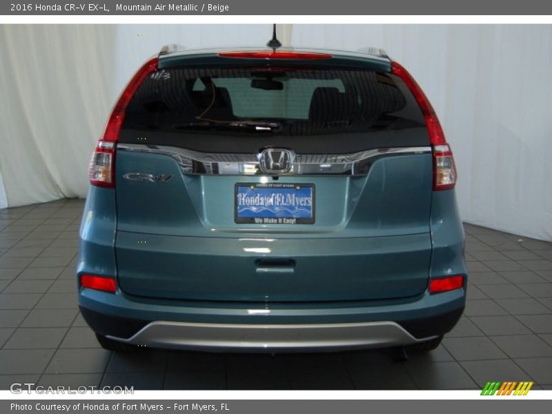 Mountain Air Metallic / Beige 2016 Honda CR-V EX-L