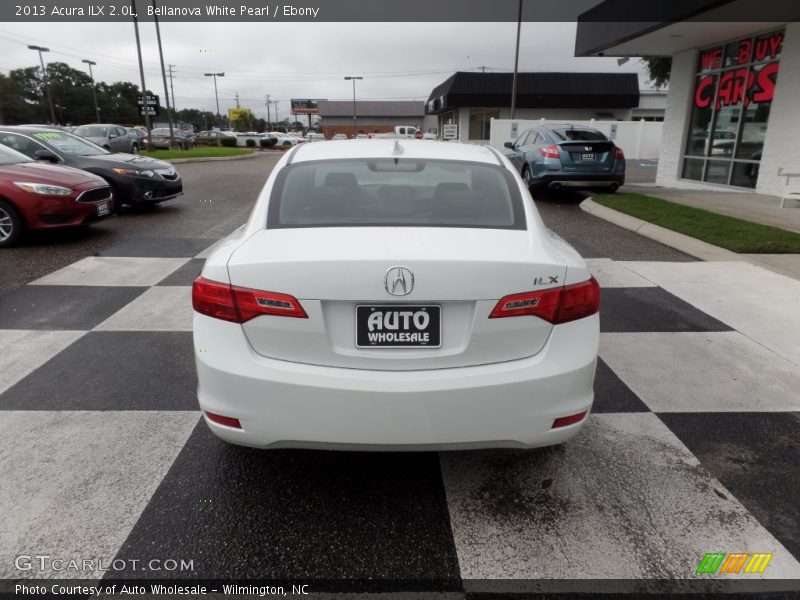 Bellanova White Pearl / Ebony 2013 Acura ILX 2.0L