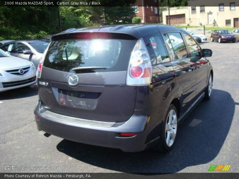 Carbon Gray Mica / Black 2006 Mazda MAZDA5 Sport