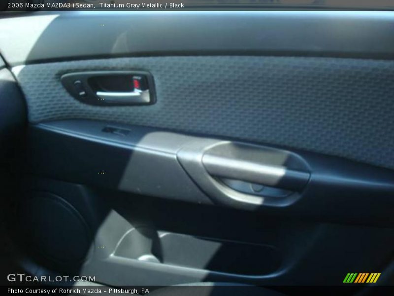 Titanium Gray Metallic / Black 2006 Mazda MAZDA3 i Sedan