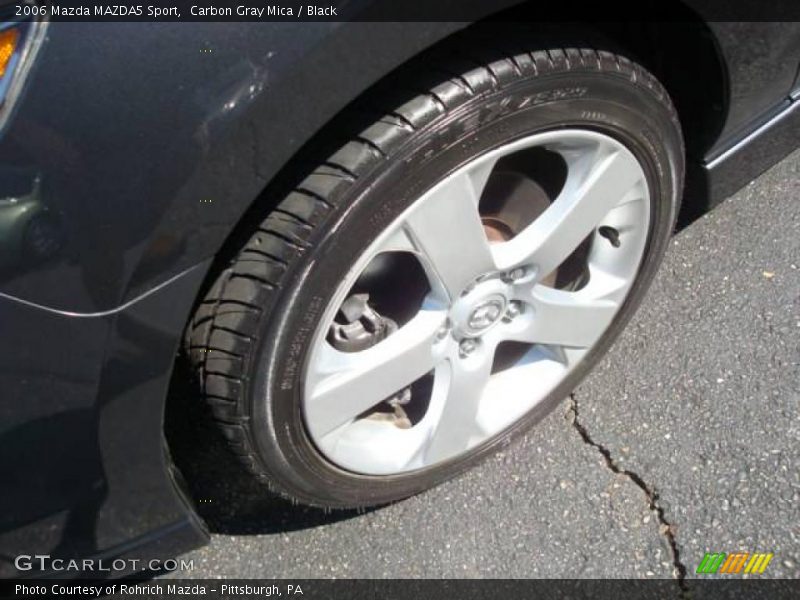Carbon Gray Mica / Black 2006 Mazda MAZDA5 Sport