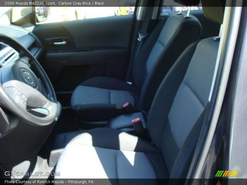 Carbon Gray Mica / Black 2006 Mazda MAZDA5 Sport