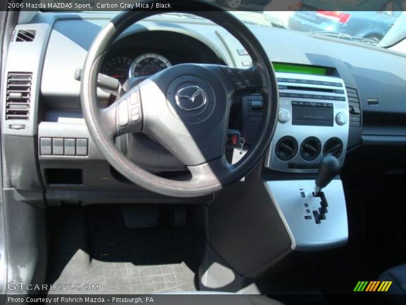 Carbon Gray Mica / Black 2006 Mazda MAZDA5 Sport