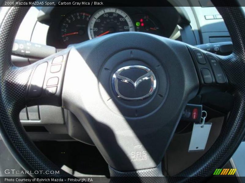 Carbon Gray Mica / Black 2006 Mazda MAZDA5 Sport