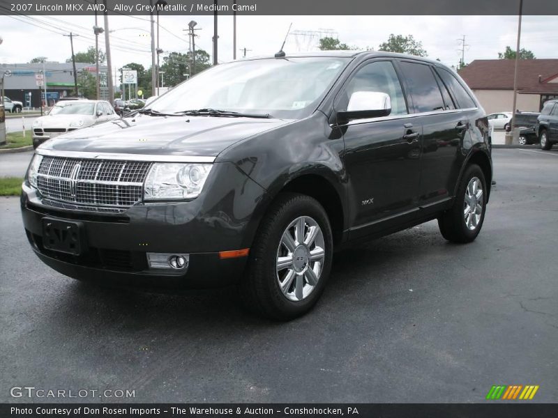 Alloy Grey Metallic / Medium Camel 2007 Lincoln MKX AWD