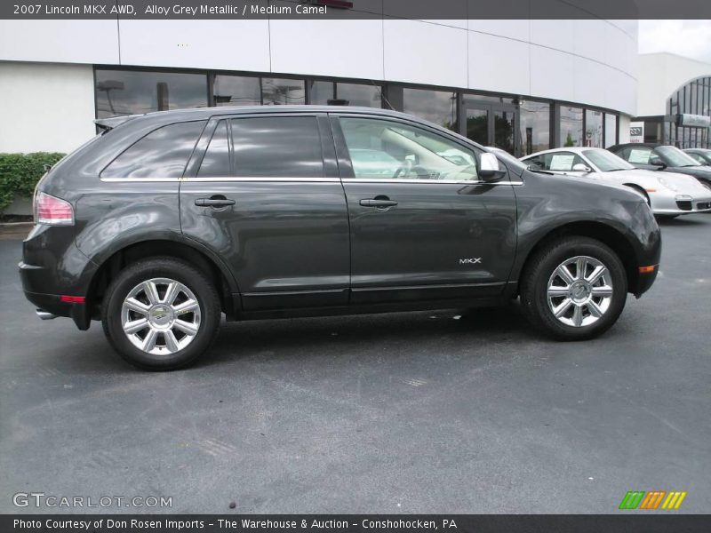 Alloy Grey Metallic / Medium Camel 2007 Lincoln MKX AWD