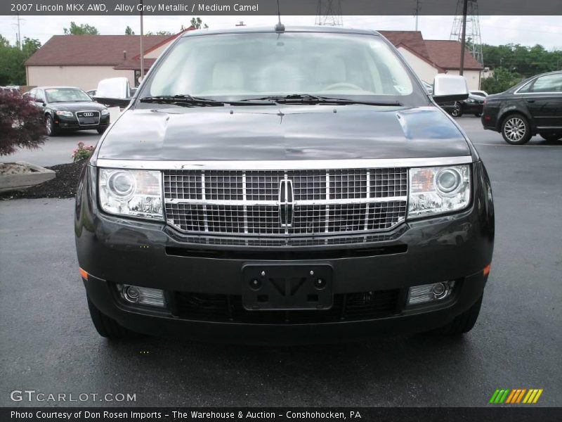Alloy Grey Metallic / Medium Camel 2007 Lincoln MKX AWD