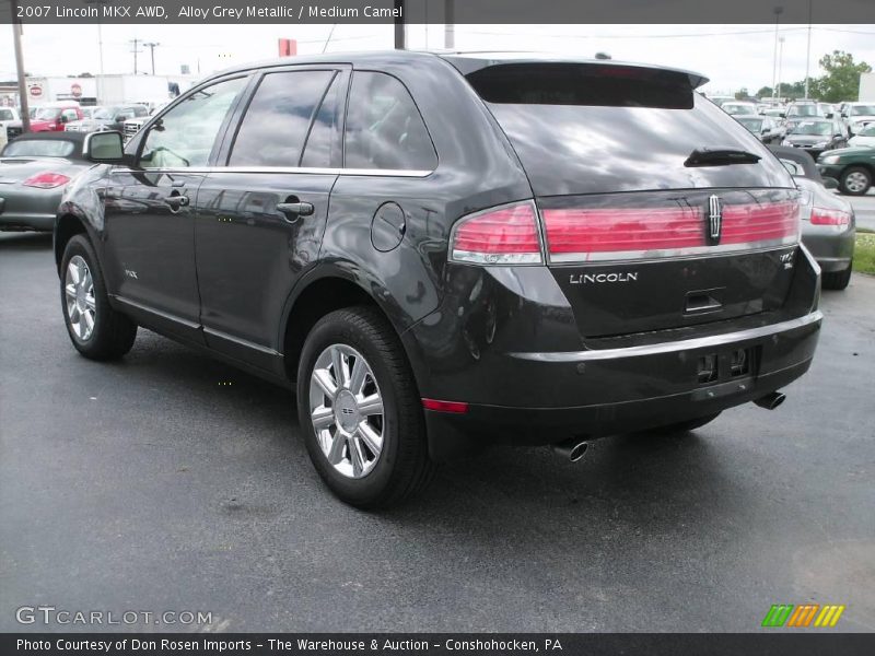 Alloy Grey Metallic / Medium Camel 2007 Lincoln MKX AWD