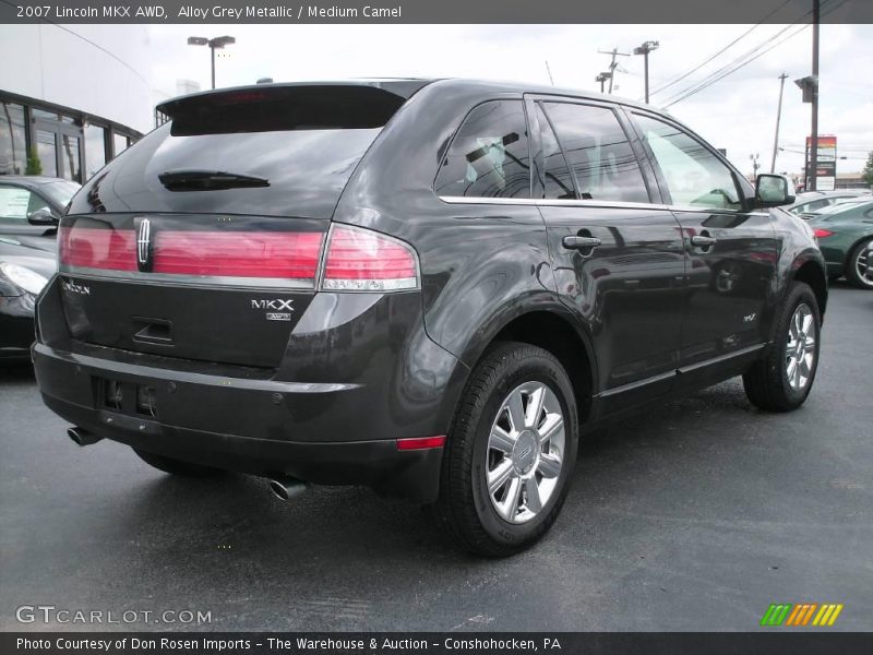 Alloy Grey Metallic / Medium Camel 2007 Lincoln MKX AWD