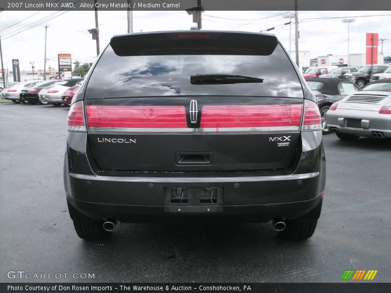 Alloy Grey Metallic / Medium Camel 2007 Lincoln MKX AWD