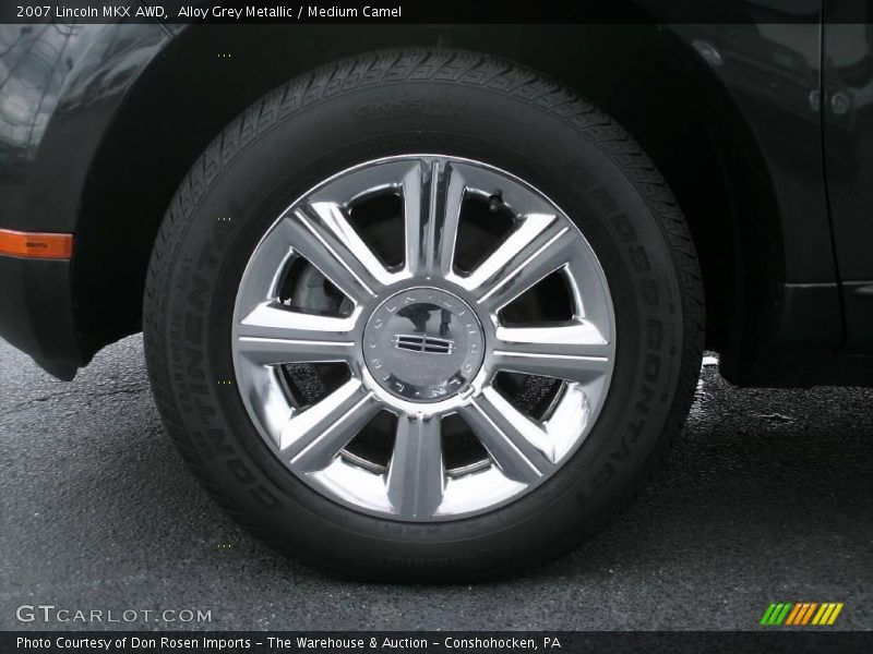 Alloy Grey Metallic / Medium Camel 2007 Lincoln MKX AWD