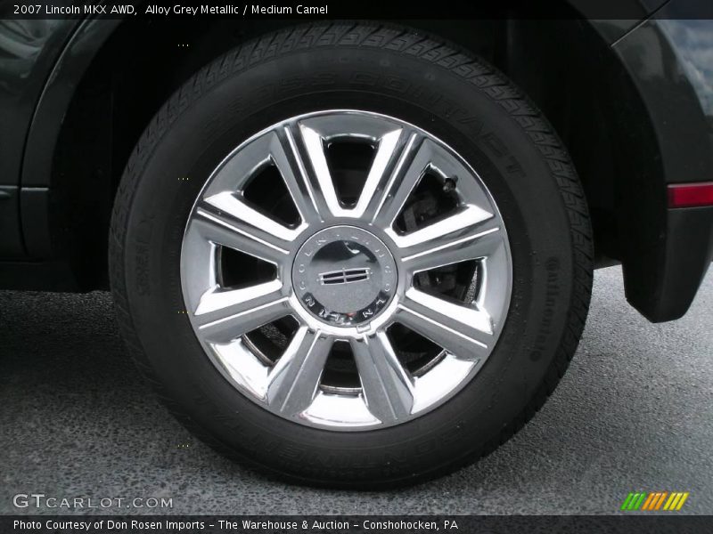 Alloy Grey Metallic / Medium Camel 2007 Lincoln MKX AWD