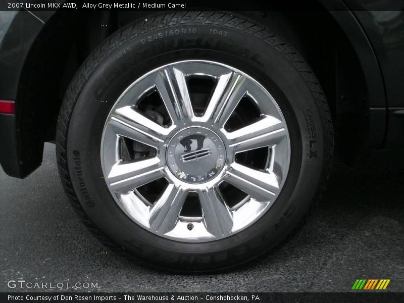 Alloy Grey Metallic / Medium Camel 2007 Lincoln MKX AWD