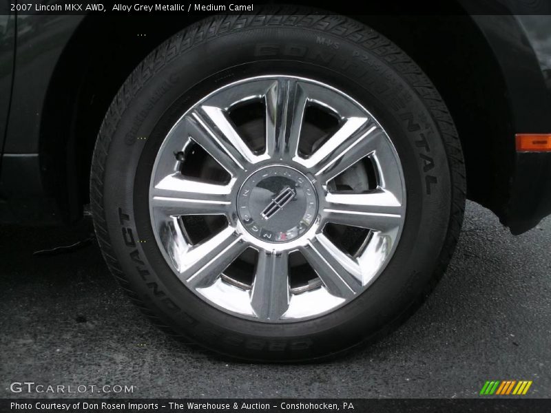 Alloy Grey Metallic / Medium Camel 2007 Lincoln MKX AWD