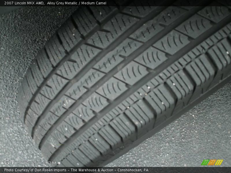 Alloy Grey Metallic / Medium Camel 2007 Lincoln MKX AWD