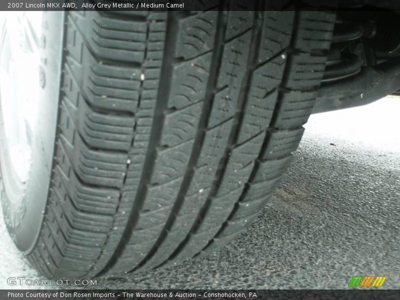 Alloy Grey Metallic / Medium Camel 2007 Lincoln MKX AWD