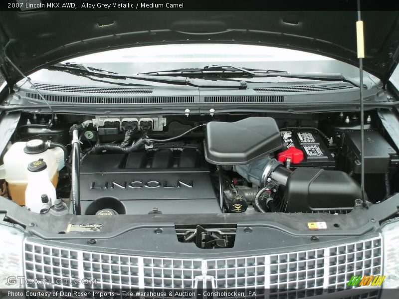 Alloy Grey Metallic / Medium Camel 2007 Lincoln MKX AWD
