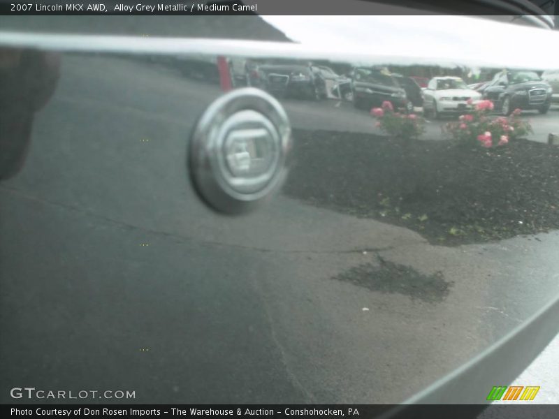 Alloy Grey Metallic / Medium Camel 2007 Lincoln MKX AWD