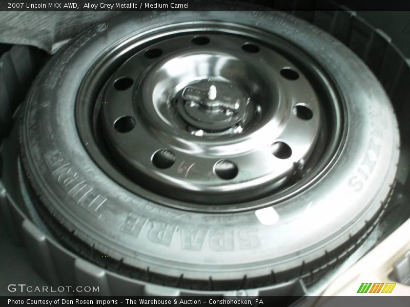 Alloy Grey Metallic / Medium Camel 2007 Lincoln MKX AWD