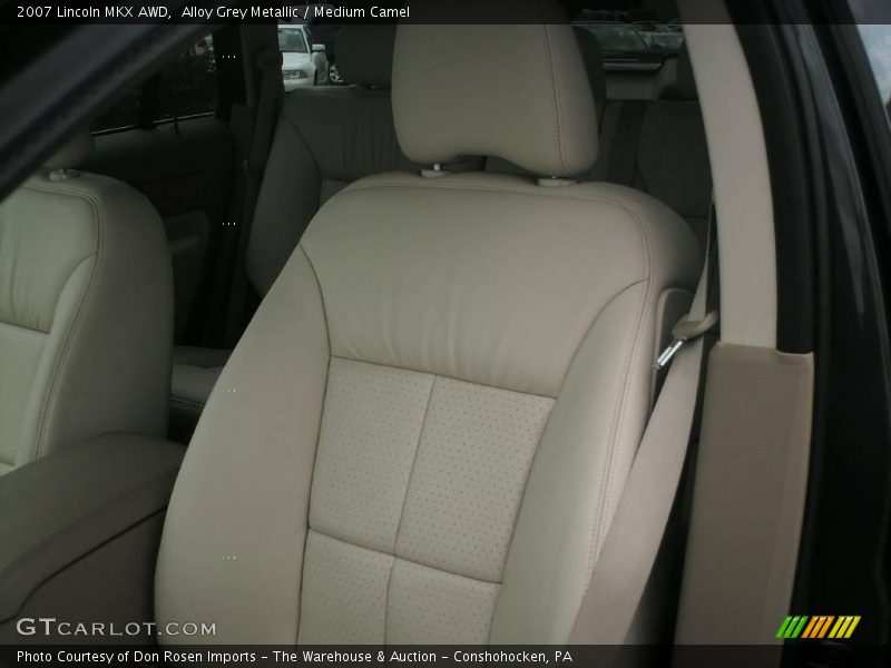 Alloy Grey Metallic / Medium Camel 2007 Lincoln MKX AWD