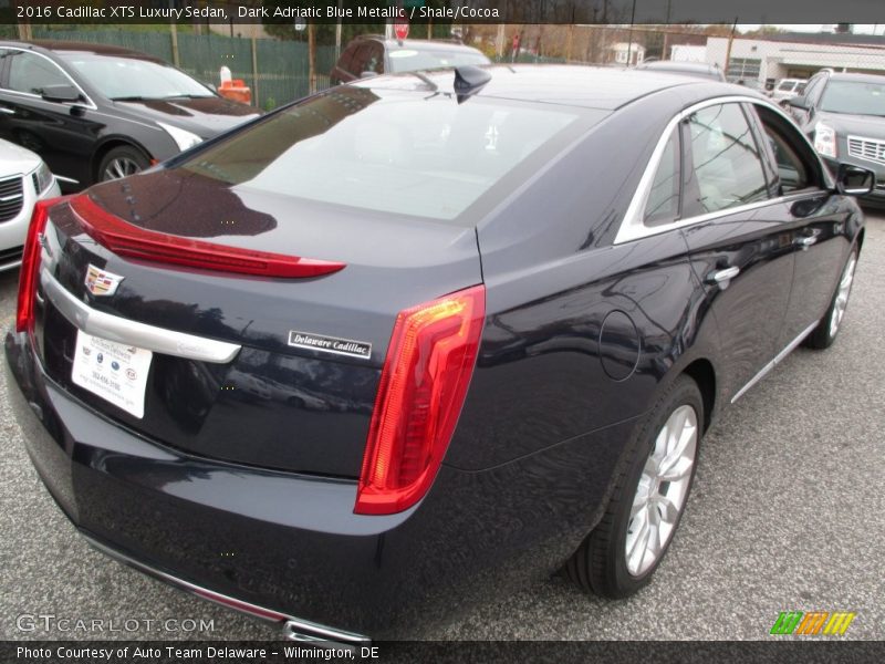 Dark Adriatic Blue Metallic / Shale/Cocoa 2016 Cadillac XTS Luxury Sedan
