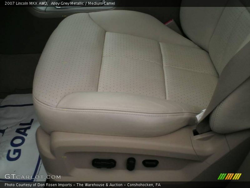 Alloy Grey Metallic / Medium Camel 2007 Lincoln MKX AWD