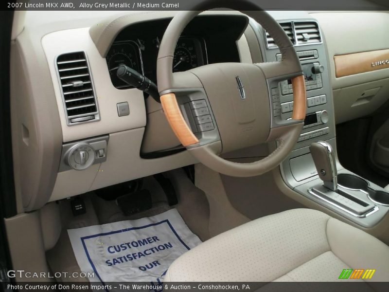 Alloy Grey Metallic / Medium Camel 2007 Lincoln MKX AWD