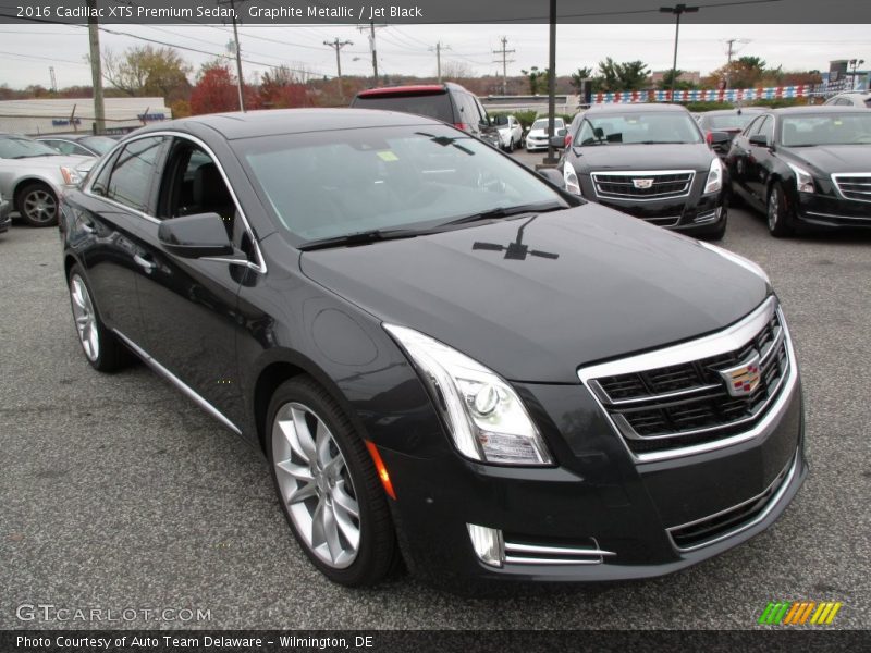 Graphite Metallic / Jet Black 2016 Cadillac XTS Premium Sedan