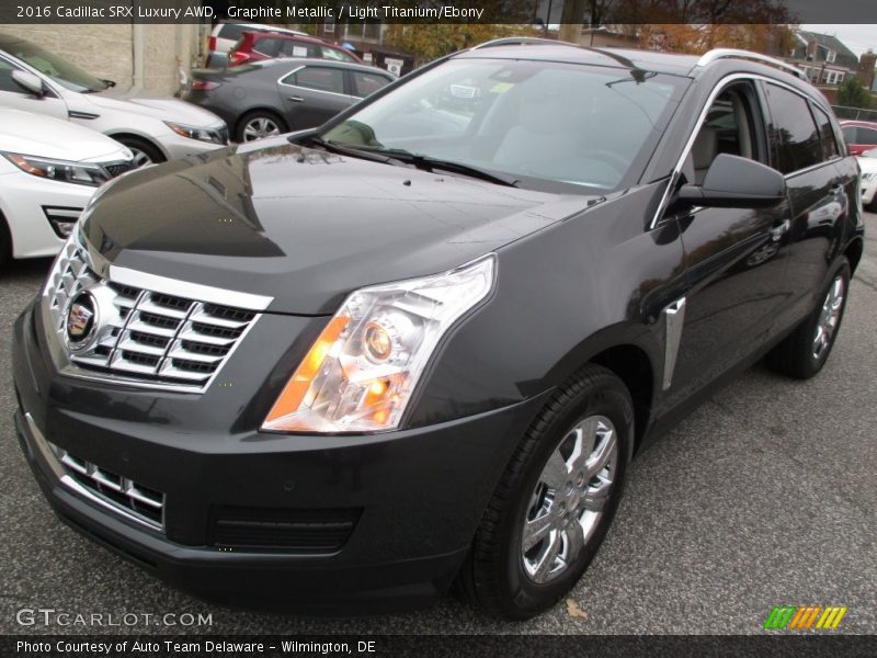 Graphite Metallic / Light Titanium/Ebony 2016 Cadillac SRX Luxury AWD